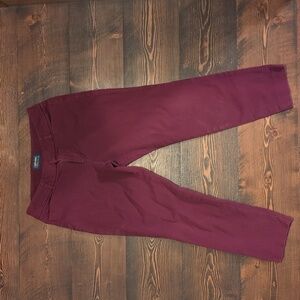 Old Navy Womens Maroon Pixoe Pants